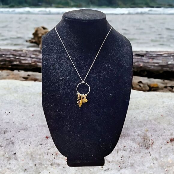 PASSAGE TO ISREAL STERLING SILVER PENDANT 925 by GOLD PLATED CHARMS Isreal - Picture 4 of 12